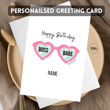 Load image into Gallery viewer, Personalised Card (Happy Birthday) design 9