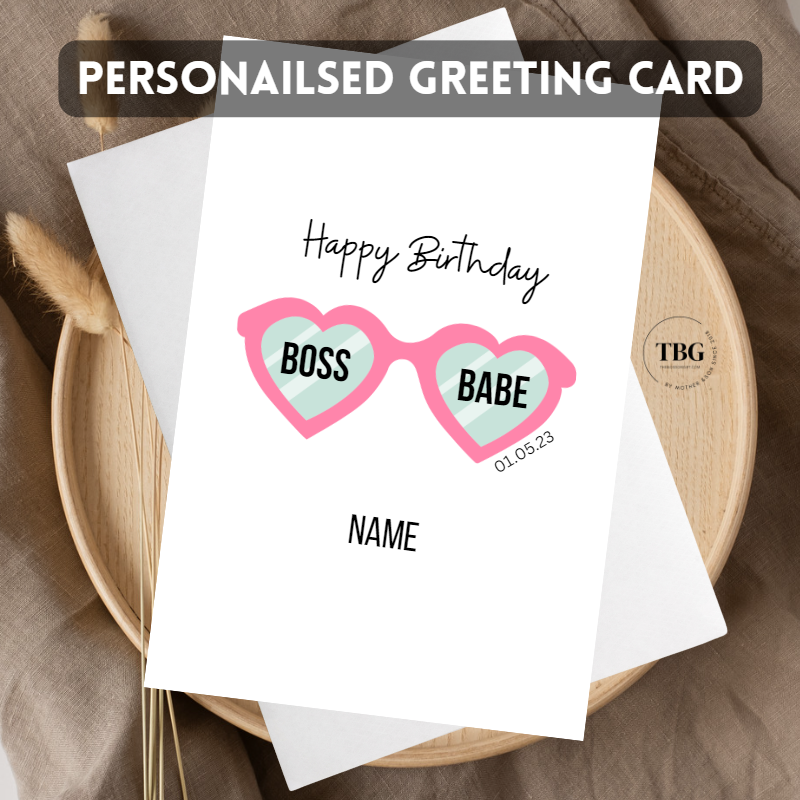 Personalised Card (Happy Birthday) design 9