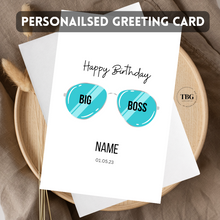 Load image into Gallery viewer, Personalised Card (Happy Birthday) design 10
