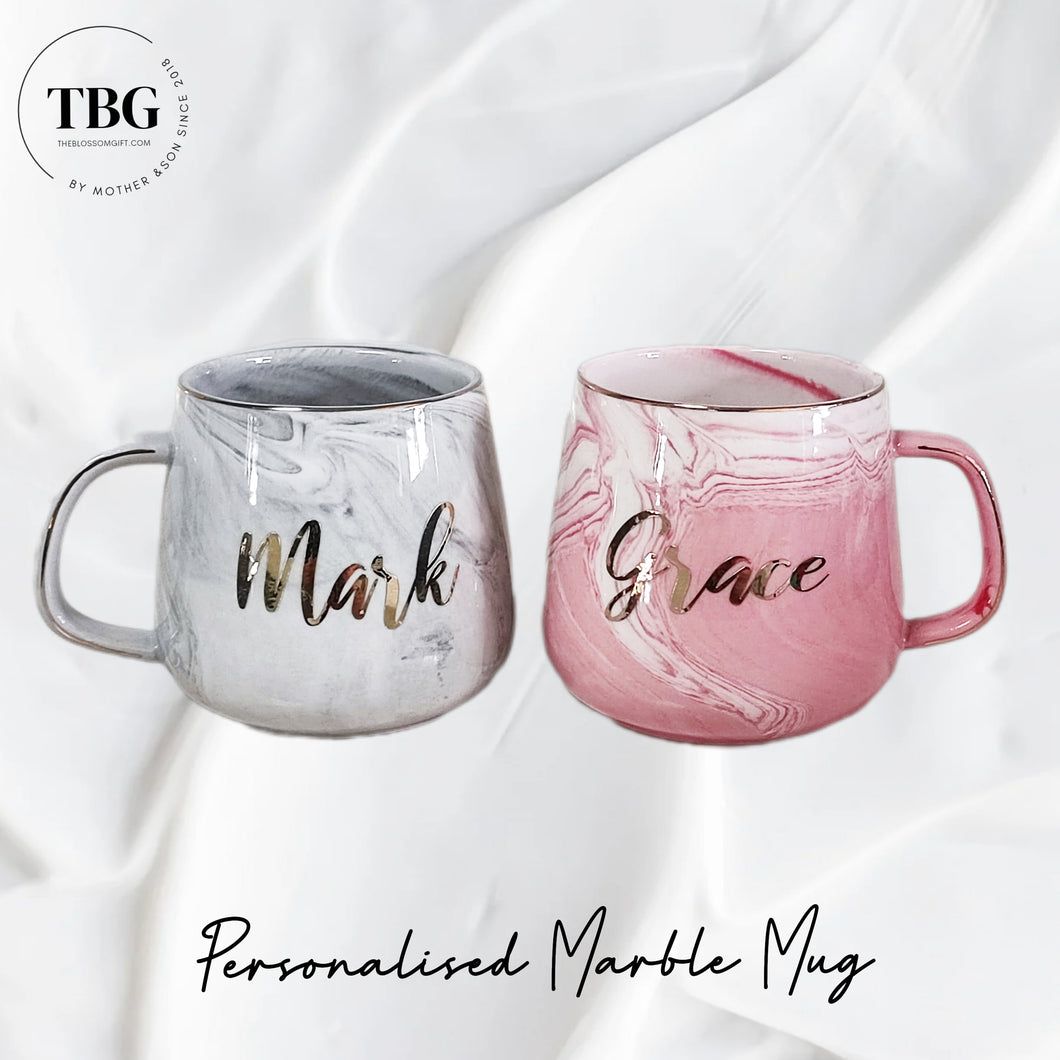 Personalised Marble Mug