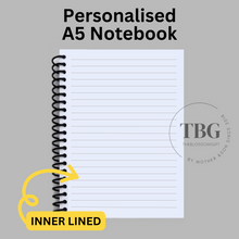 Load image into Gallery viewer, Personalised Notebook | NAME- FOILED -A5