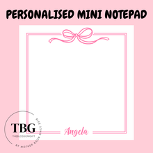 Load image into Gallery viewer, Mini Notepad - BOW