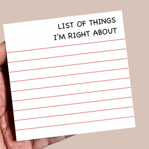 Mini Notepad - Work Humor / Sarcastic / Coworker Gift