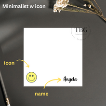 Load image into Gallery viewer, Mini Notepad - Minimalist w ICON