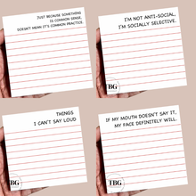 Load image into Gallery viewer, Mini Notepad - Work Humor / Sarcastic / Coworker Gift