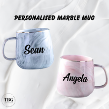 Load image into Gallery viewer, Personalised Marble Mug