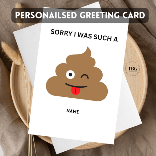Personalised Card (sorry) design1