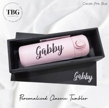 Load image into Gallery viewer, Personalised Classic Tumbler (3colours)