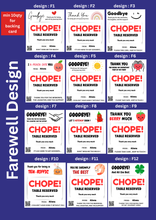 Load image into Gallery viewer, CHOPE CARD |  Hawker Seat Chope | Singapore's Chope-ing Culture |