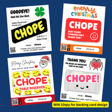 Load image into Gallery viewer, CHOPE CARD |  Hawker Seat Chope | Singapore's Chope-ing Culture |