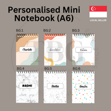 Load image into Gallery viewer, Personalised Mini Notebook - A6