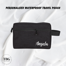 Load image into Gallery viewer, Personalised Waterproof Travel Pouch
