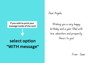 Personalised Card (food/funny) design 12