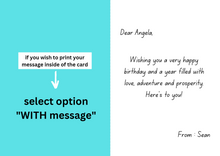 Load image into Gallery viewer, Personalised Card (couple/wedding) design 20