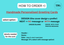 Load image into Gallery viewer, Personalised Card (congratulations) design6