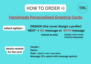 Personalised Card (Good Luck) design 2