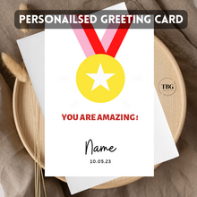 Load image into Gallery viewer, Personalised Card (congratulations) design10