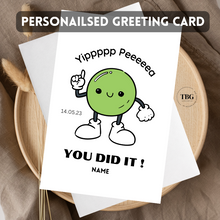 Load image into Gallery viewer, Personalised Card (congratulations) design1