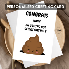 Load image into Gallery viewer, Personalised Card (congratulations) design7