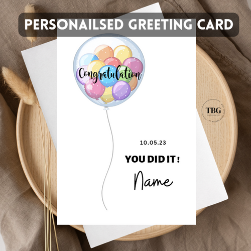 Personalised Card (congratulations) design8