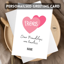 Load image into Gallery viewer, Personalised Card (friendship) design 2