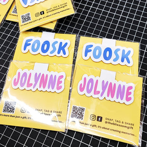 Personalised Magnetic Bookmarks