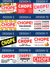 Load image into Gallery viewer, CHOPE CARD |  Hawker Seat Chope | Singapore&#39;s Chope-ing Culture |
