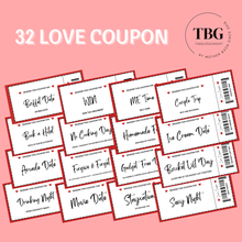 Load image into Gallery viewer, Personalised SCRATCH OFF card + 32 Love Coupon