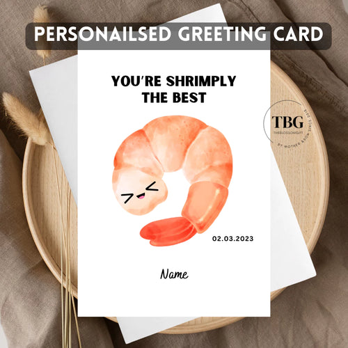 Personalised Card (food/funny) design 9