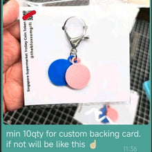 Load image into Gallery viewer, Supermarket Trolley Coin Token $1 / 50cents keychain - Customise Backing min 10qty