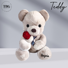Load image into Gallery viewer, Personalised Teddy (35cm) + Greeting Card