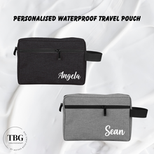 Load image into Gallery viewer, Personalised Waterproof Travel Pouch
