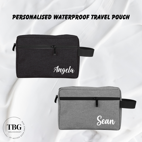 Personalised Waterproof Travel Pouch