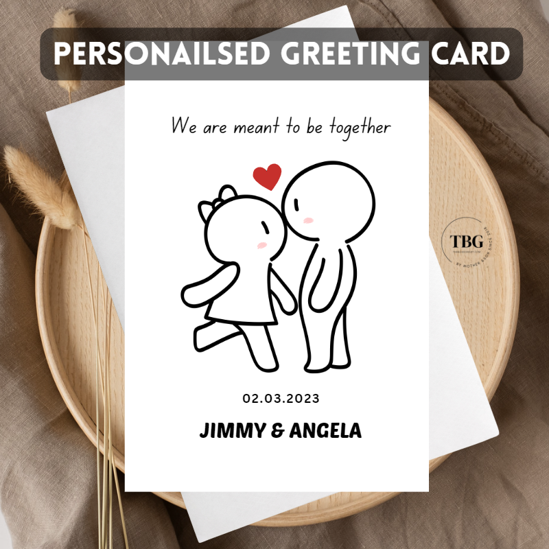 Personalised Card (couple/wedding) design 17