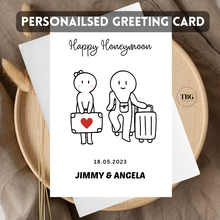 Load image into Gallery viewer, Personalised Card (couple/wedding) design 24