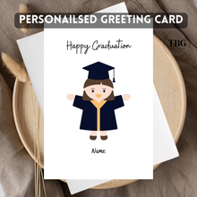 Load image into Gallery viewer, Personalised Card (Graduation) design 16