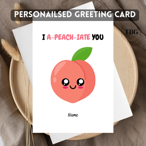 Personalised Card (food/funny) design 27