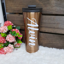 Load image into Gallery viewer, Double Wall Stainless Steel Tumbler - Gold - The Blossom Gift