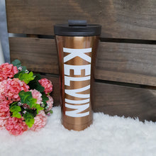 Load image into Gallery viewer, Double Wall Stainless Steel Tumbler - Gold - The Blossom Gift