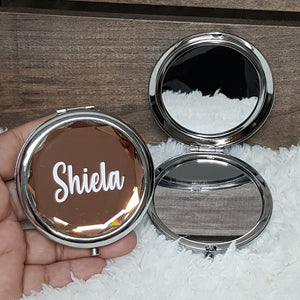 Personalised Pocket Mirror - The Blossom Gift