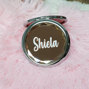 Personalised Pocket Mirror - The Blossom Gift