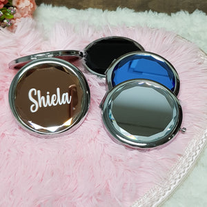 Personalised Pocket Mirror - The Blossom Gift