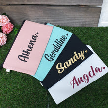 Load image into Gallery viewer, Personalised Canvas Pencil Case / Pouch - The Blossom Gift