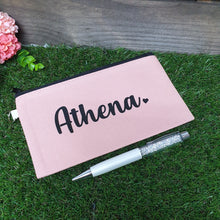 Load image into Gallery viewer, Personalised Canvas Pencil Case / Pouch - The Blossom Gift