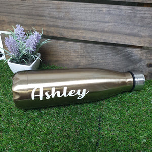 'Bowling Pin' Vacuum Flask Water Bottle - WHITE - The Blossom Gift