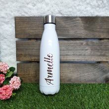 Load image into Gallery viewer, &#39;Bowling Pin&#39; Vacuum Flask Water Bottle - WHITE - The Blossom Gift