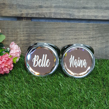 Load image into Gallery viewer, Personalised Pocket Mirror - The Blossom Gift