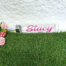 Load image into Gallery viewer, Personalised Glass Bottle - The Blossom Gift
