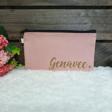 Load image into Gallery viewer, Personalised Canvas Pencil Case / Pouch - The Blossom Gift