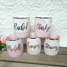 Load image into Gallery viewer, [SALES] Pink Marble Multi Use Pen Holder / Make up brush holder